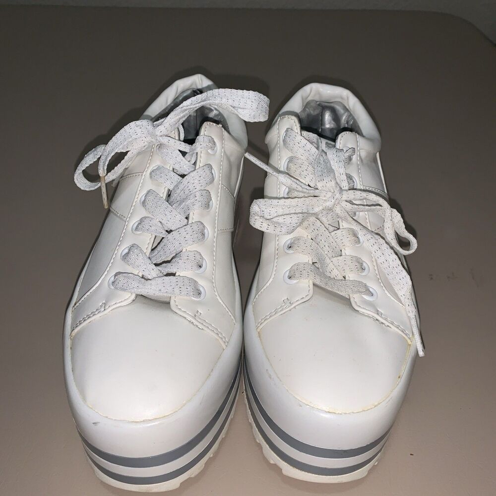 Zara Women’s Sneaker Shoes Size 38 White
